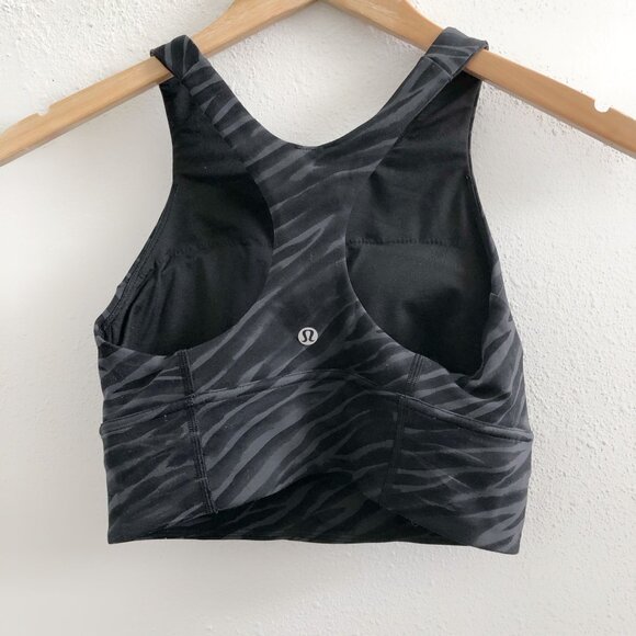 LULULEMON Wunder Train Long-Line Bra Size 6 Medium Support, C/D Cups - Picture 4 of 9